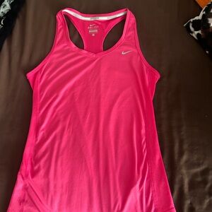 Nike Women's Pink Dri-FIT Tank Top